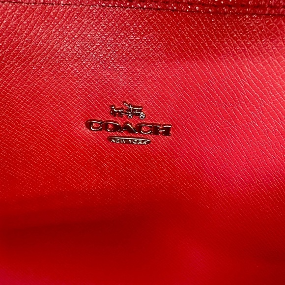 Coach Women's Reversible City Tote Bag Khaki/Bright Pink Monogram F36658 - Picture 8 of 11